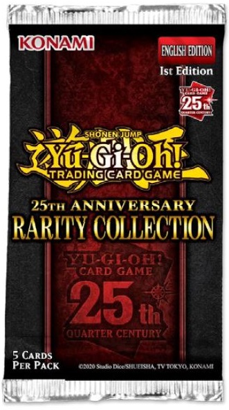 Yu-Gi-Oh 25th Anniversary Rarity Collection 1st Edition Booster PACK